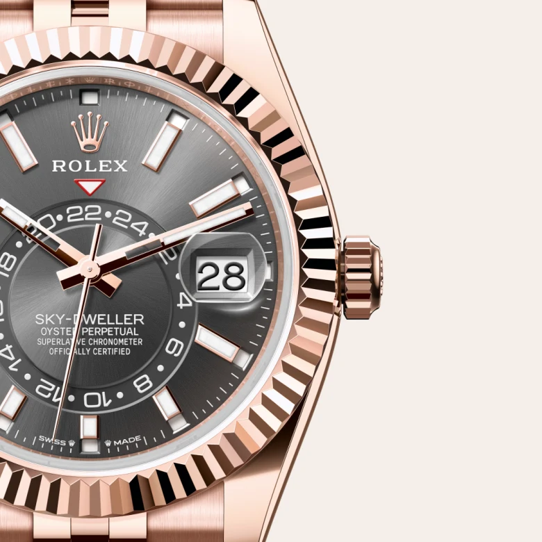 Rolex Sky-Dweller 18 kt Everose gold, M336935-0008